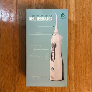 Pursonic USB Rechargeable Oral Irrigator - White and Gray
